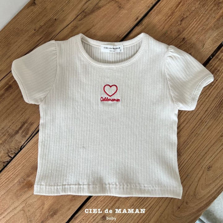 Ciel De Maman - Korean Baby Fashion - #babyoutfit - Petite Puff Tee - 3