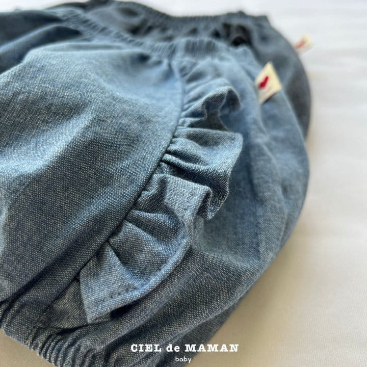 Ciel De Maman - Korean Baby Fashion - #babywear - Denim Frill Bloomers - 4