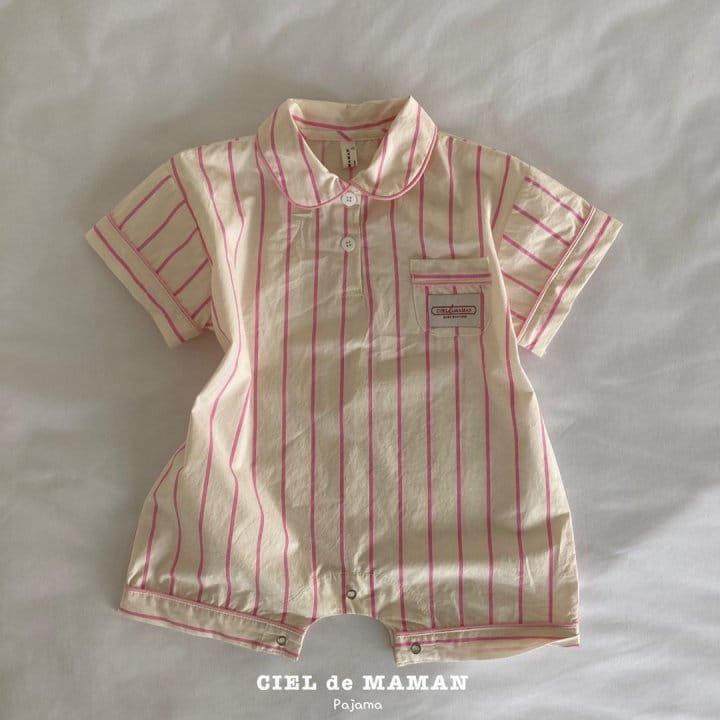 Ciel De Maman - Korean Baby Fashion - #onlinebabyboutique - Bon Bon Pajama Body Suit - 3