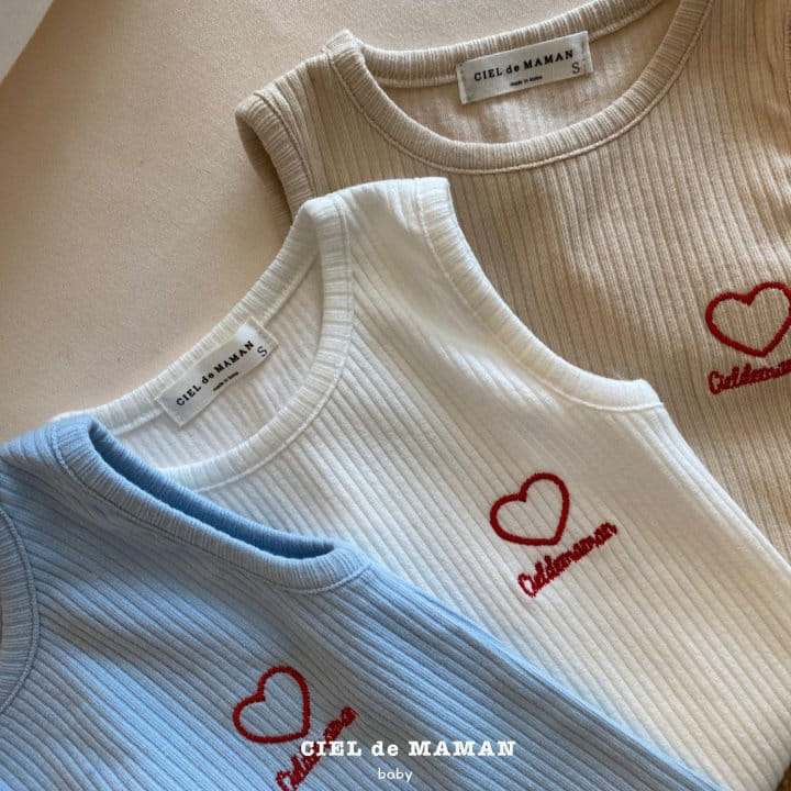 Ciel De Maman - Korean Baby Fashion - #smilingbaby - Apollo Heart Body Suit - 5