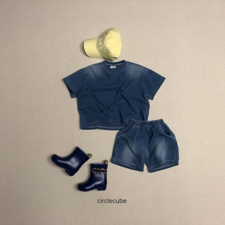 Circle Cube - Korean Children Fashion - #magicofchildhood - Indigo Tee - 10