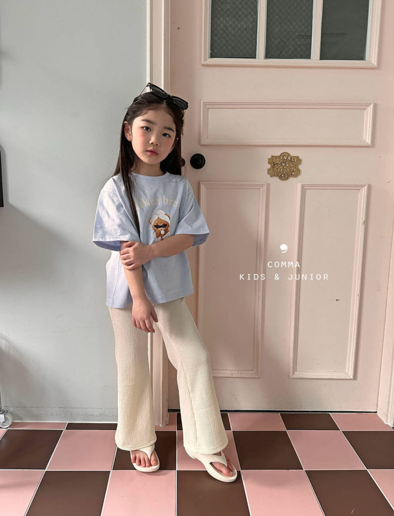 Comma - Korean Children Fashion - #kidsshorts - Pleats Boots Cut Pants - 5