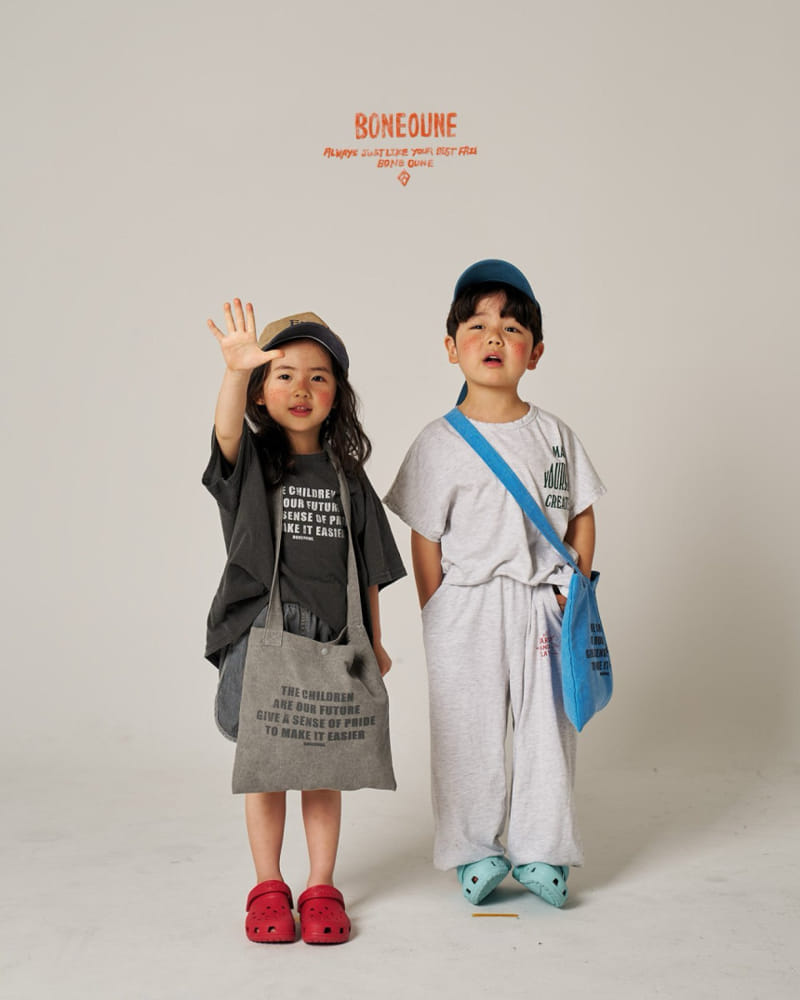Comma - Korean Children Fashion - #todddlerfashion - Bone Cross Bag - 3