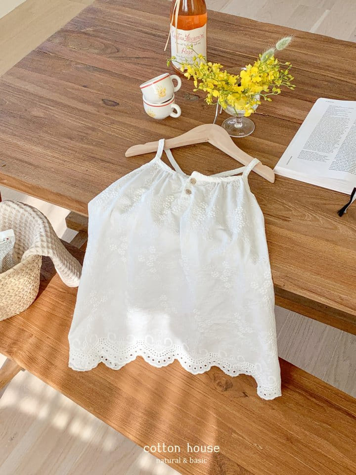 Cotton House - Korean Children Fashion - #kidsstore - Lace String One-Piece - 7