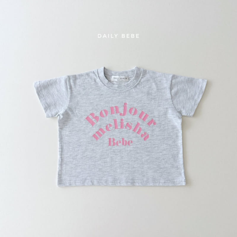 Daily Bebe - Korean Children Fashion - #Kfashion4kids - Bonjour Tee - 8