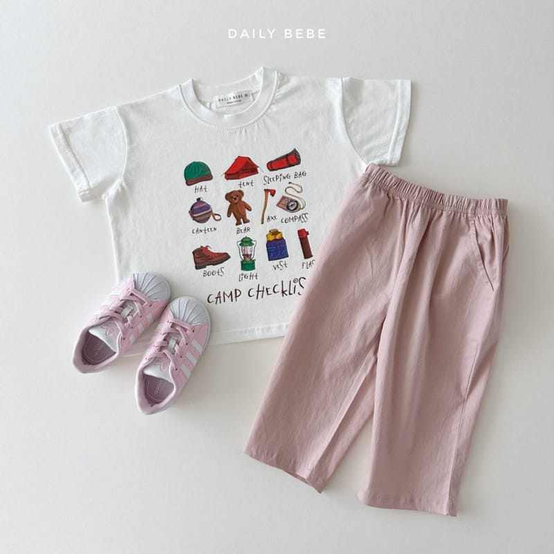 Daily Bebe - Korean Children Fashion - #Kfashion4kids - Camping Tee - 7