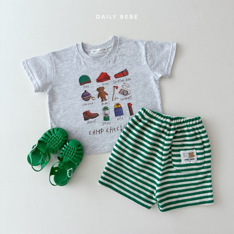 Daily Bebe - Korean Children Fashion - #childofig - ST Terry Shorts - 10