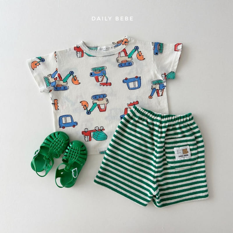 Daily Bebe - Korean Children Fashion - #childofig - ST Terry Shorts - 11