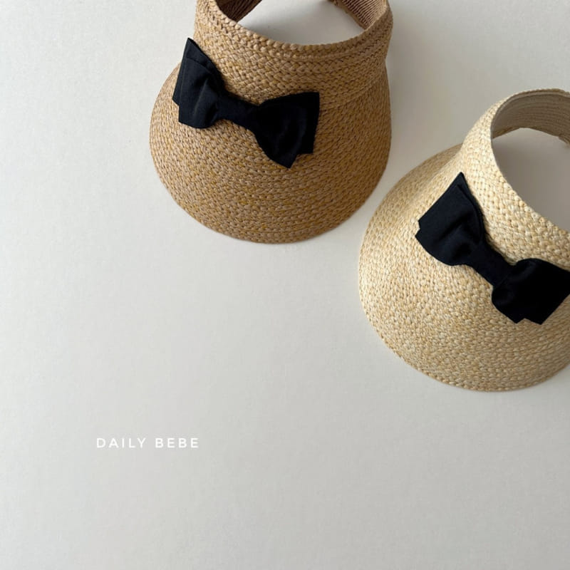 Daily Bebe - Korean Children Fashion - #childofig - Ribbon Sun Capp - 4