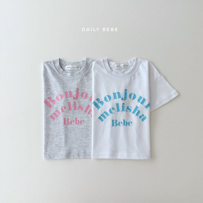 Daily Bebe - Korean Children Fashion - #childrensboutique - Bonjour Tee