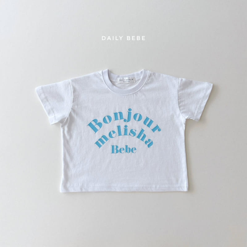 Daily Bebe - Korean Children Fashion - #designkidswear - Bonjour Tee - 2