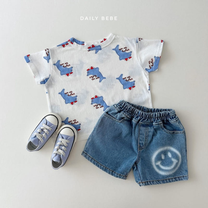 Daily Bebe - Korean Children Fashion - #discoveringself - Summer Denim Shorts - 6