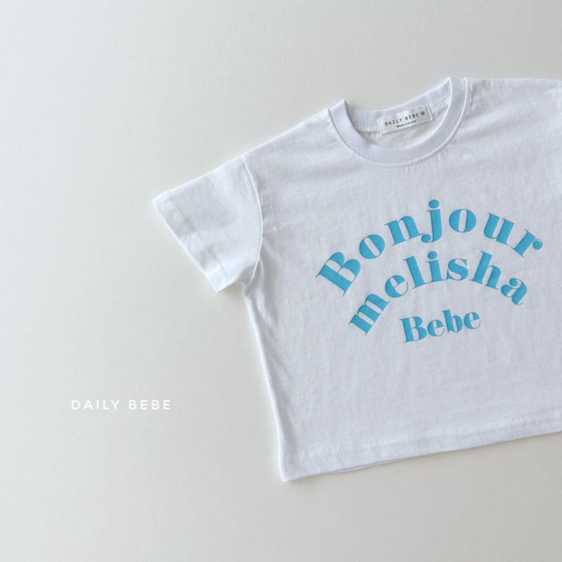 Daily Bebe - Korean Children Fashion - #discoveringself - Bonjour Tee - 3