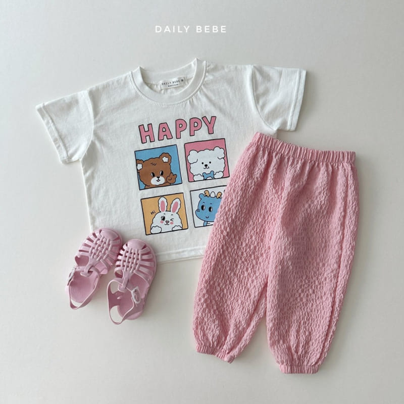 Daily Bebe - Korean Children Fashion - #fashionkids - 4 Cuts Tee - 8