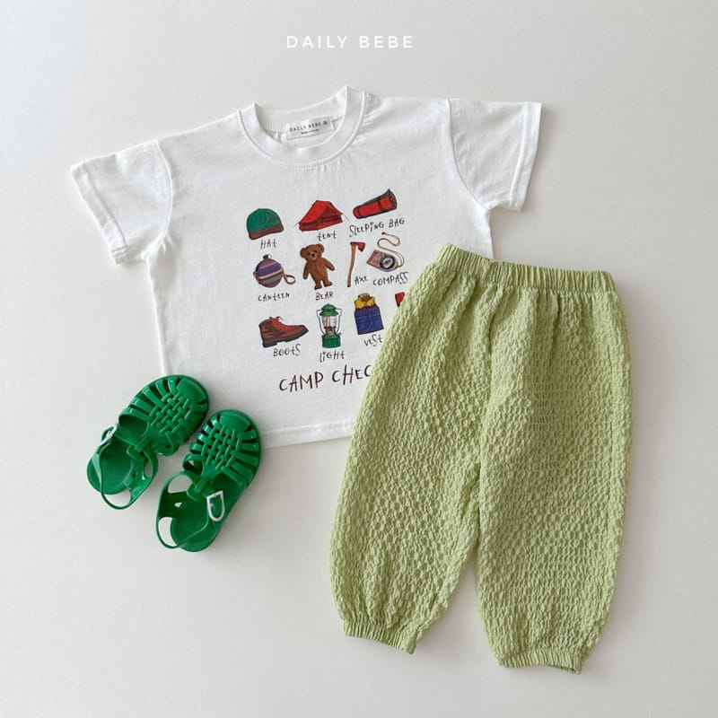 Daily Bebe - Korean Children Fashion - #fashionkids - Camping Tee - 3