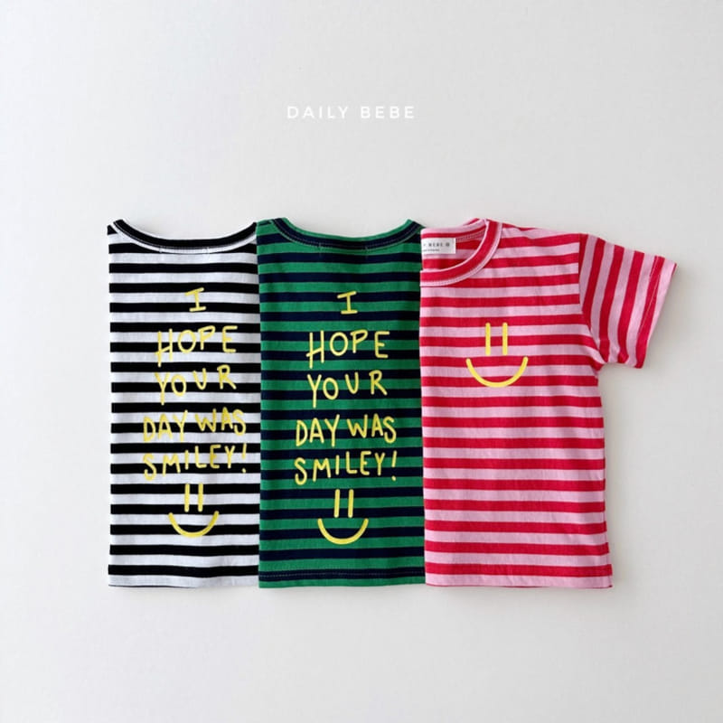 Daily Bebe - Korean Children Fashion - #fashionkids - Smile ST Tee