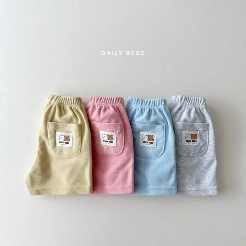 Daily Bebe - Korean Children Fashion - #kidsshorts - Muzi Terry Shorts