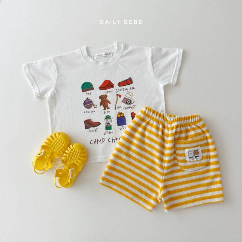 Daily Bebe - Korean Children Fashion - #fashionkids - Camping Tee - 4