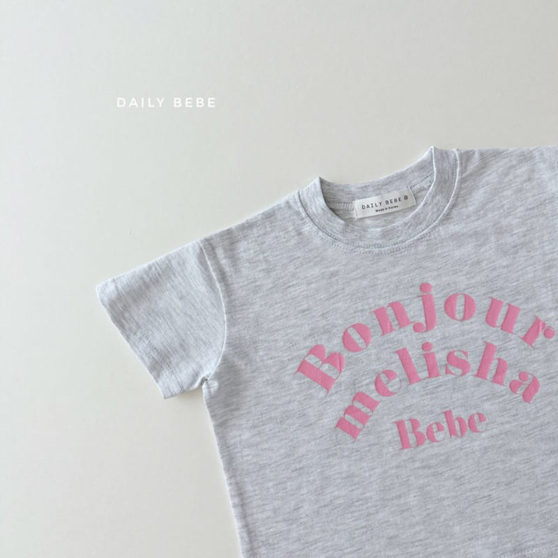 Daily Bebe - Korean Children Fashion - #littlefashionista - Bonjour Tee - 9