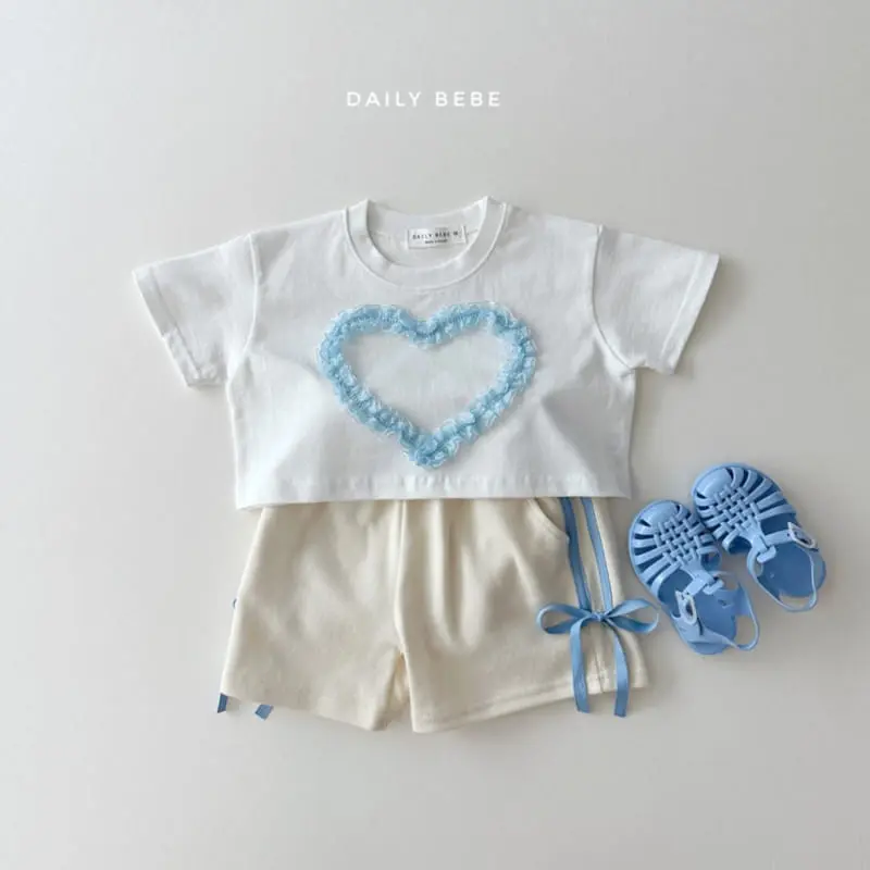 Daily Bebe - Korean Children Fashion - #magicofchildhood - Ribbon Tape Shorts - 10