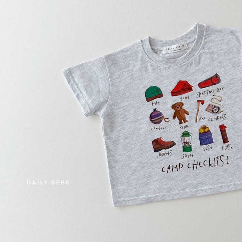 Daily Bebe - Korean Children Fashion - #magicofchildhood - Camping Tee - 9