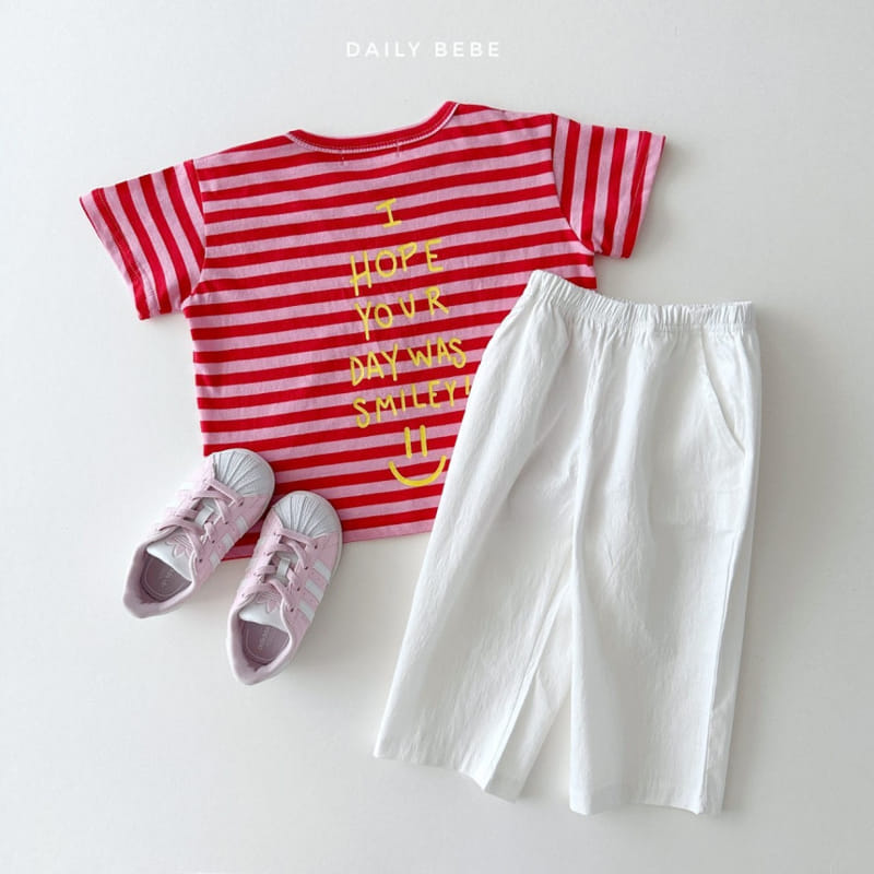 Daily Bebe - Korean Children Fashion - #magicofchildhood - Smile ST Tee - 7