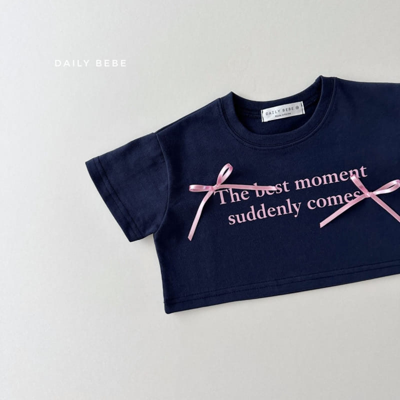 Daily Bebe - Korean Children Fashion - #magicofchildhood - Moment Ribbon Tee - 11