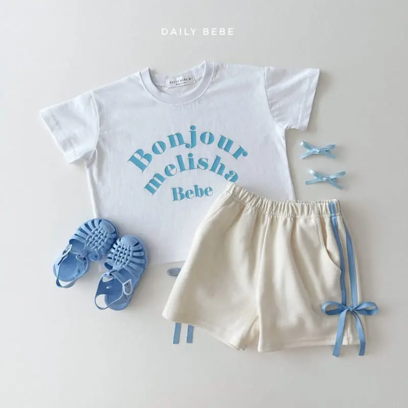 Daily Bebe - Korean Children Fashion - #minifashionista - Ribbon Tape Shorts - 11