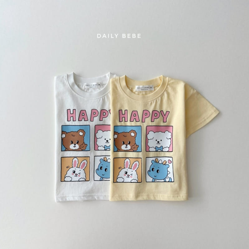 Daily Bebe - Korean Children Fashion - #minifashionista - 4 Cuts Tee