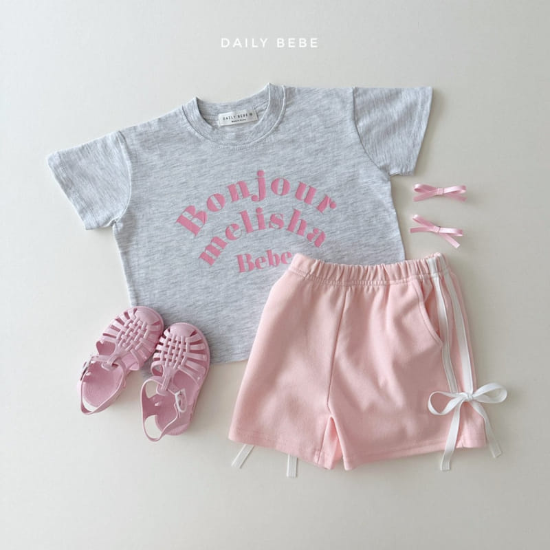 Daily Bebe - Korean Children Fashion - #minifashionista - Bonjour Tee - 11