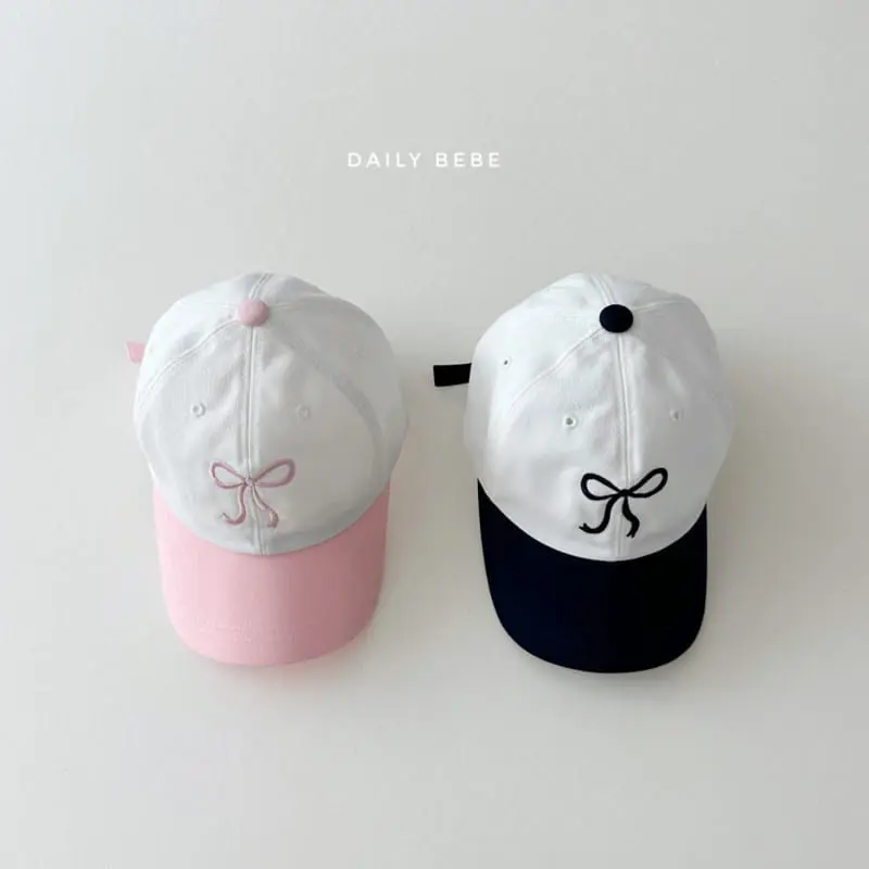 Daily Bebe - Korean Children Fashion - #prettylittlegirls - Color Ribbon Ball Cap