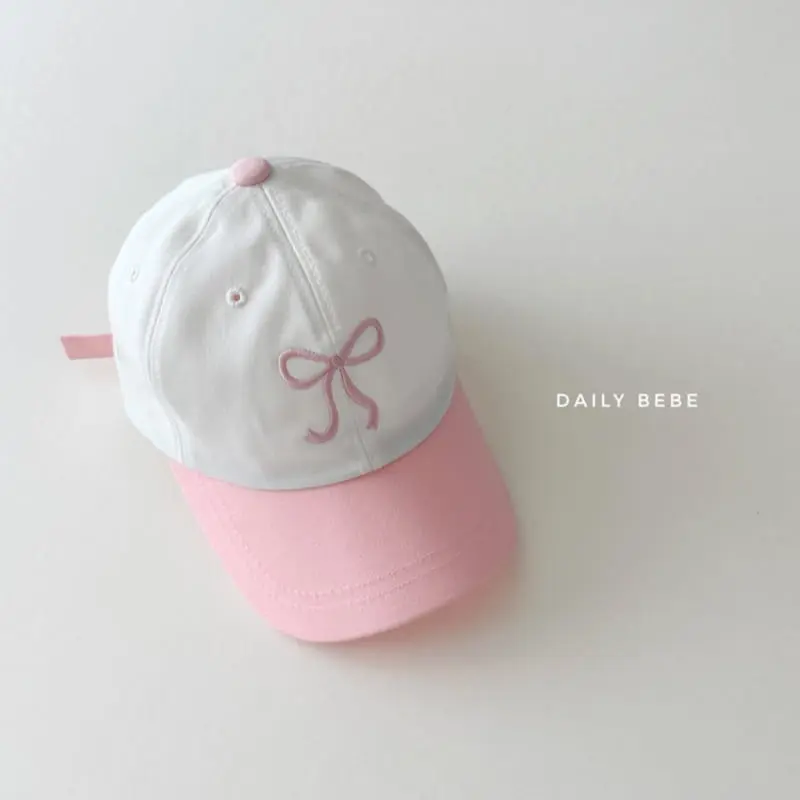 Daily Bebe - Korean Children Fashion - #toddlerclothing - Color Ribbon Ball Cap - 4