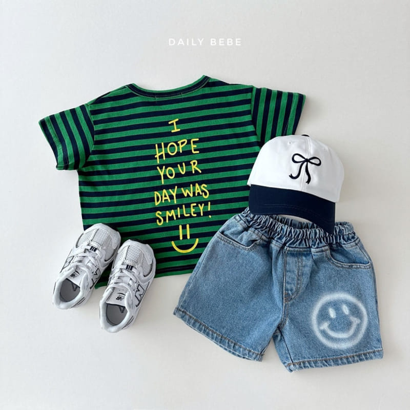 Daily Bebe - Korean Children Fashion - #todddlerfashion - Smile ST Tee - 10