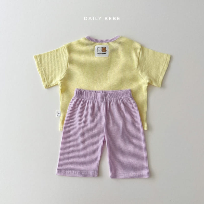 Daily Bebe - Korean Children Fashion - #toddlerclothing - Summer Color Easy Wear - 5