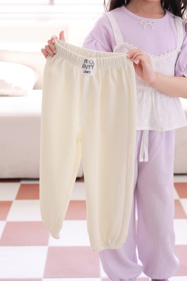 Dalla - Korean Children Fashion - #childofig - Be Happy Ice Jogger Pants - 6