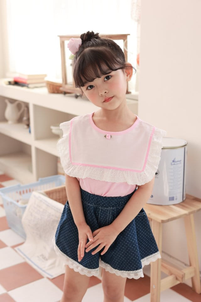 Dalla - Korean Children Fashion - #childofig - Square Rose Tee