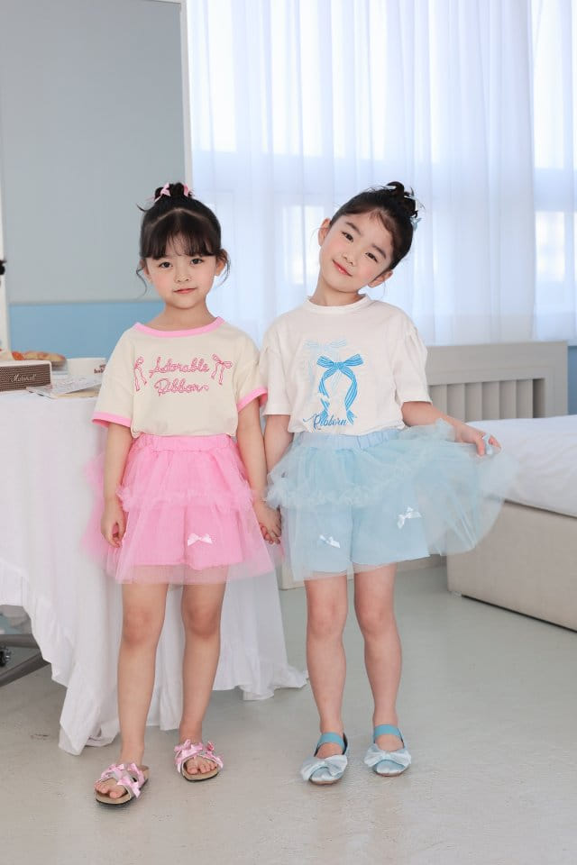 Dalla - Korean Children Fashion - #childofig - Heart Pearl Tee - 11