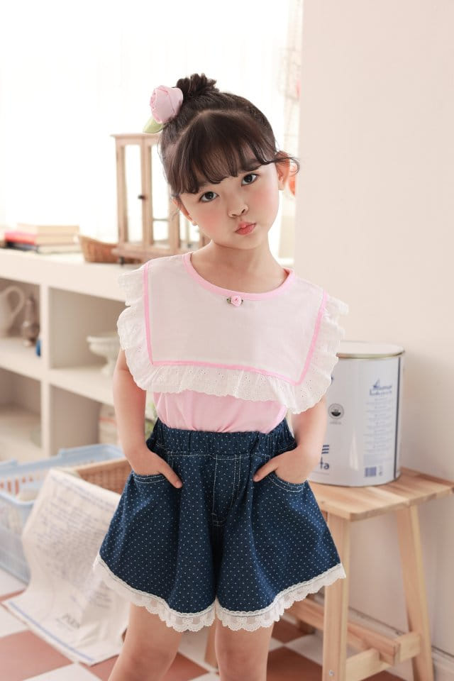 Dalla - Korean Children Fashion - #childrensboutique - Square Rose Tee - 2