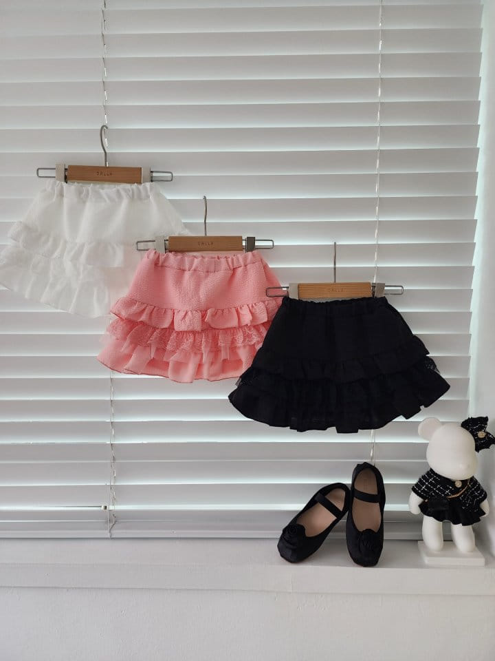 Dalla - Korean Children Fashion - #discoveringself - Romantic Kan Kan Skirt - 7