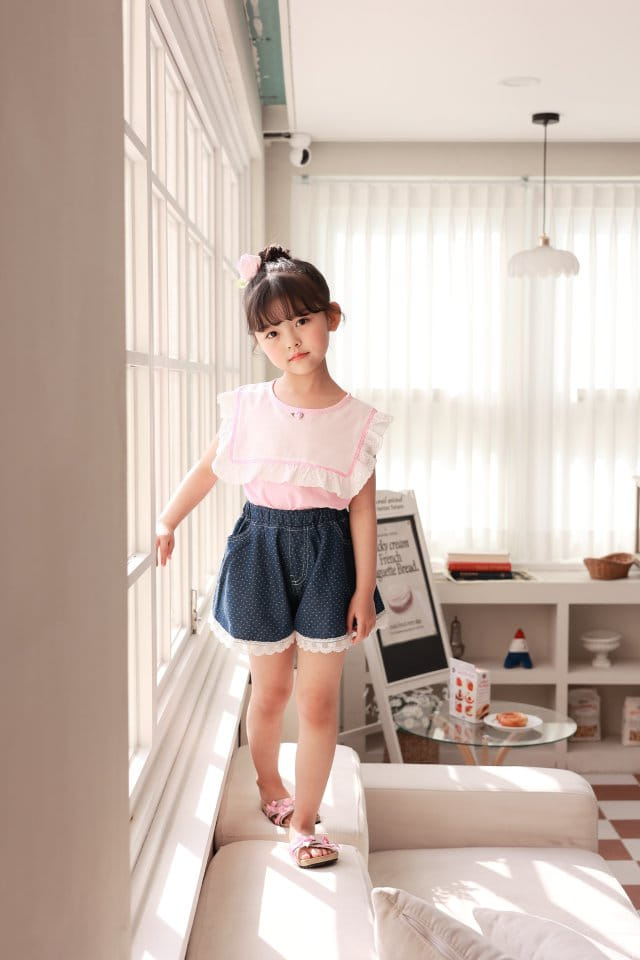 Dalla - Korean Children Fashion - #fashionkids - Square Rose Tee - 5