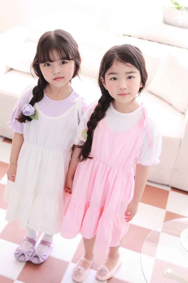 Dalla - Korean Children Fashion - #kidzfashiontrend - Cotton Candy One-Piece - 3