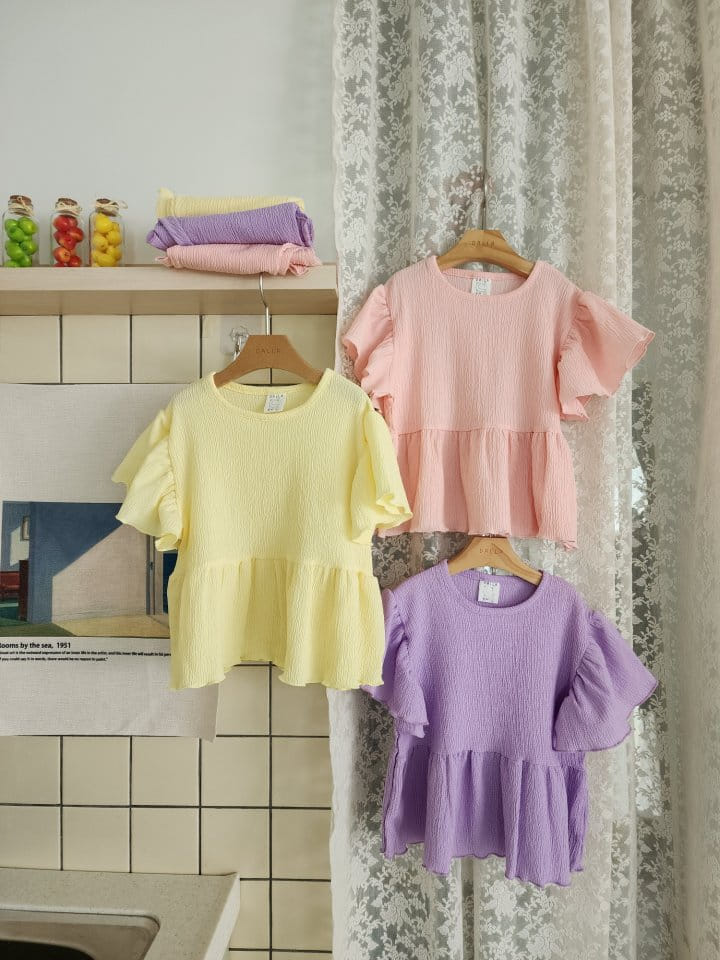 Dalla - Korean Children Fashion - #littlefashionista - Yogurt Top Bottom Set - 7