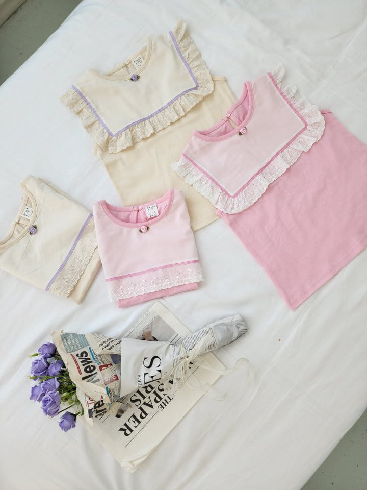 Dalla - Korean Children Fashion - #magicofchildhood - Square Rose Tee - 11