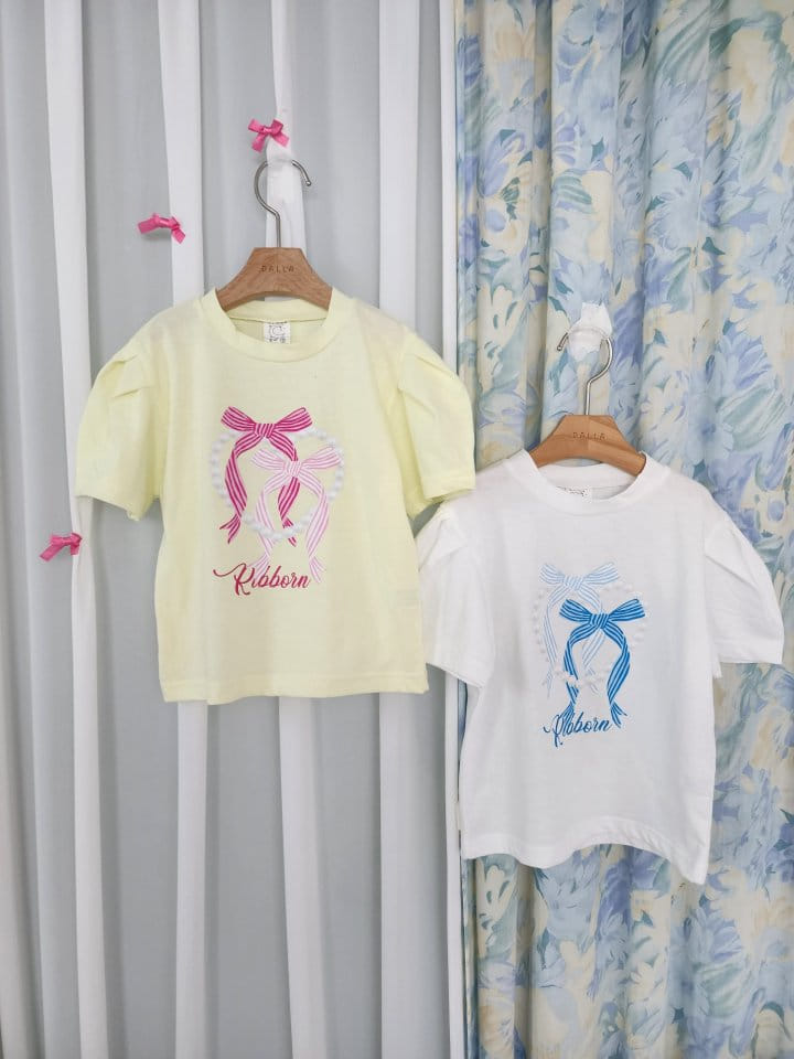 Dalla - Korean Children Fashion - #magicofchildhood - Heart Pearl Tee - 8