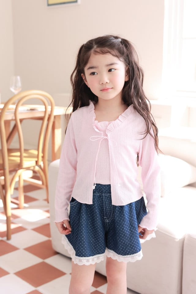 Dalla - Korean Children Fashion - #minifashionista - Knit Cardigan Set - 3