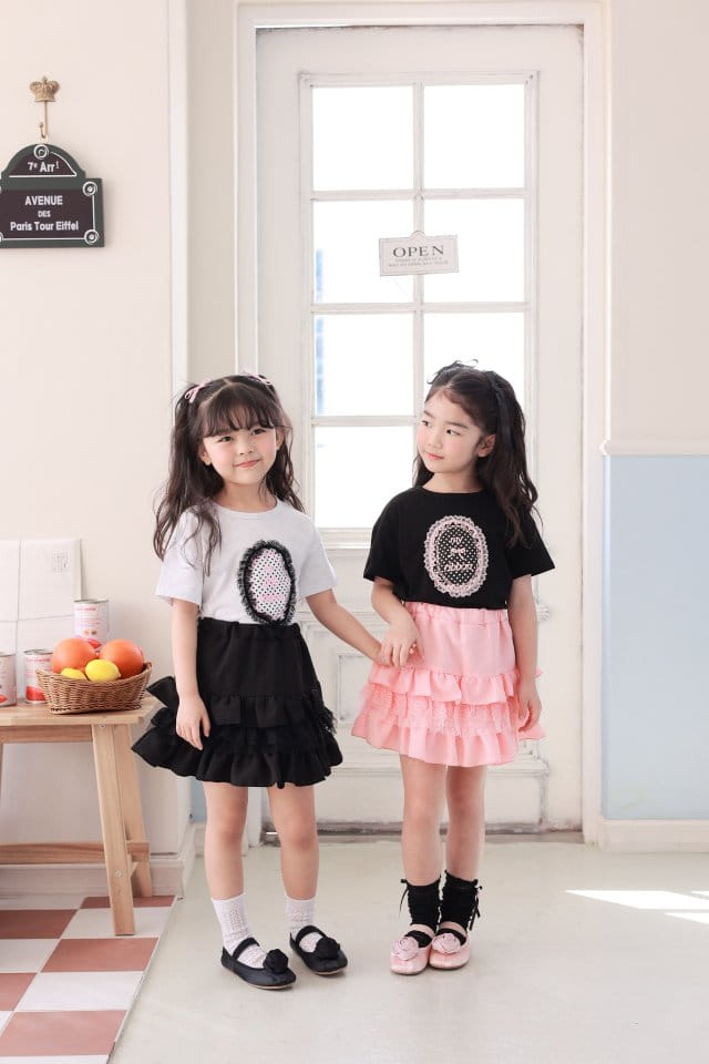 Dalla - Korean Children Fashion - #stylishchildhood - Romantic Kan Kan Skirt - 3