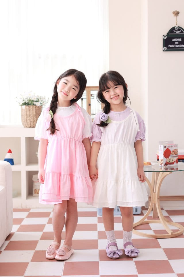 Dalla - Korean Children Fashion - #stylishchildhood - Pearl Rib Tee