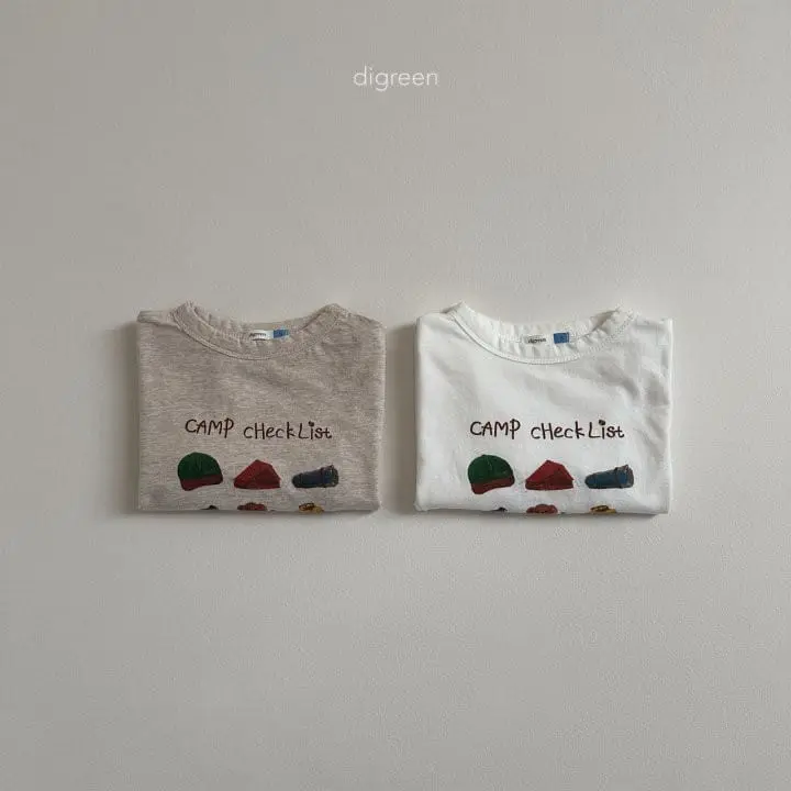 Digreen - Korean Children Fashion - #magicofchildhood - Camping Tee - 4