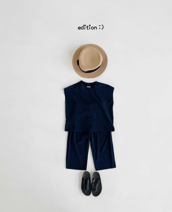 Edition - Korean Children Fashion - #Kfashion4kids - Pleats Top Bottom Set - 6