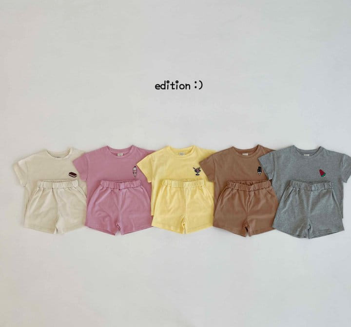 Edition - Korean Children Fashion - #childofig - Icecream Muzi Top Bottom Set